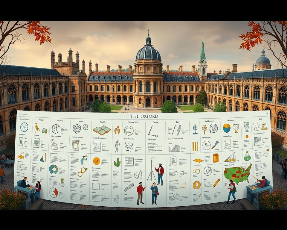 Oxford Studienfächer Überblick