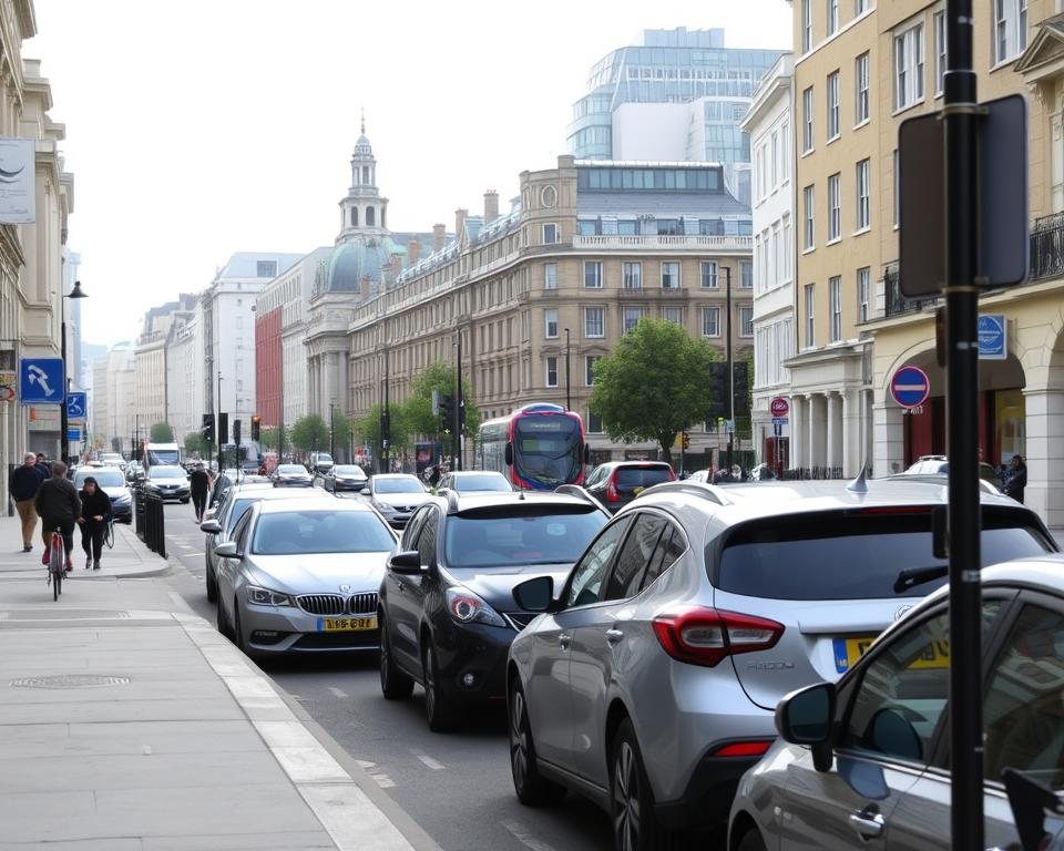 Parken in London Verkehrsregeln