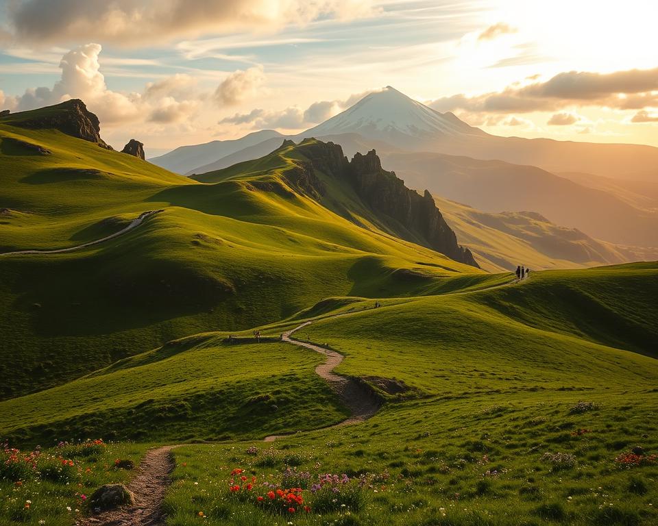 Peak District Wanderrouten Landschaft