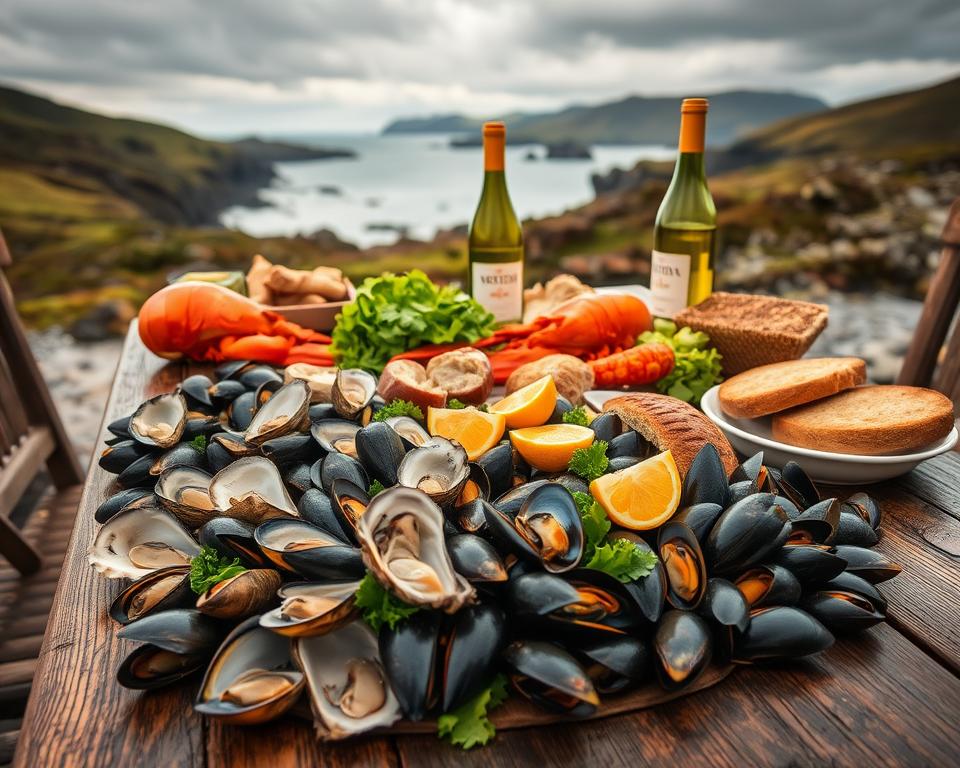 Schottische Inselküche Meeresfrüchte