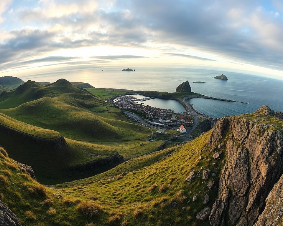 Shetland-Inseln Landschaftspanorama