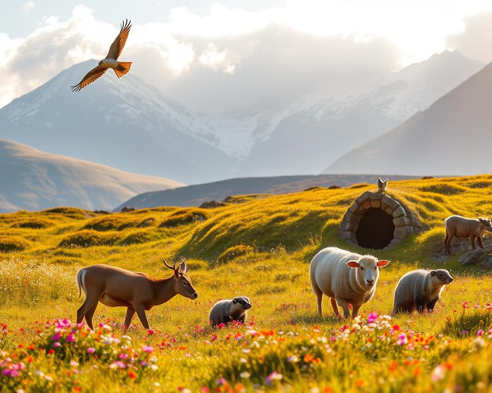 Snowdonia Nationalpark Wildtiere und Pflanzenarten