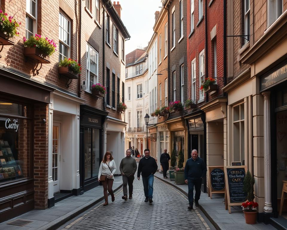 The Lanes Brighton historisches Viertel