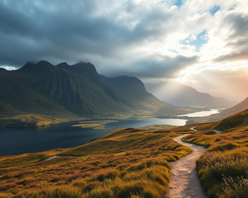 Twelve Bens Bergkette in Connemara