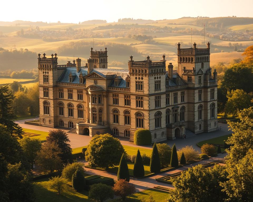Viktorianische Architektur von Highclere Castle