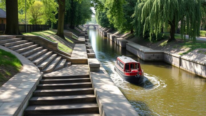 Die berühmte Schleusentreppe England entdecken