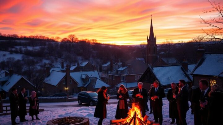 Verbringen Sie Weihnachten und Silvester in England