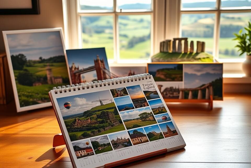 Fotokalender mit Urlaubsfotos aus England gestalten
