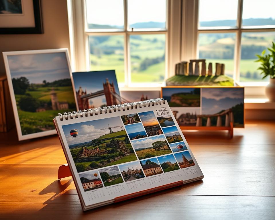 Fotokalender mit Urlaubsfotos aus England gestalten