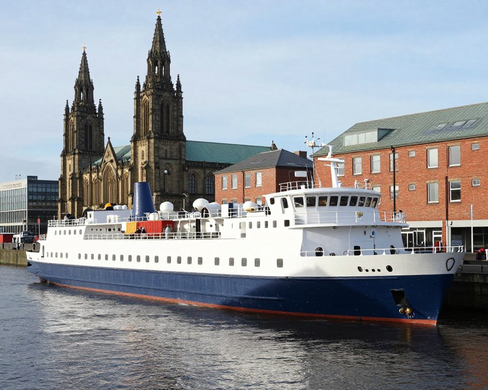 Kabinen auf der Newcastle Überfahrt Kabinen auf der Newcastle Überfahrt